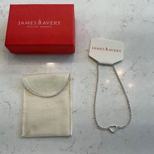 James Avery Heart Anklet NIB